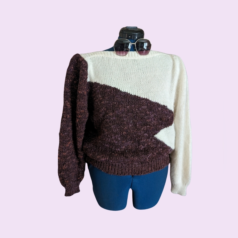 VTG 80s Susann D Cozy Sweater Made In Taiwan (R.O.C)